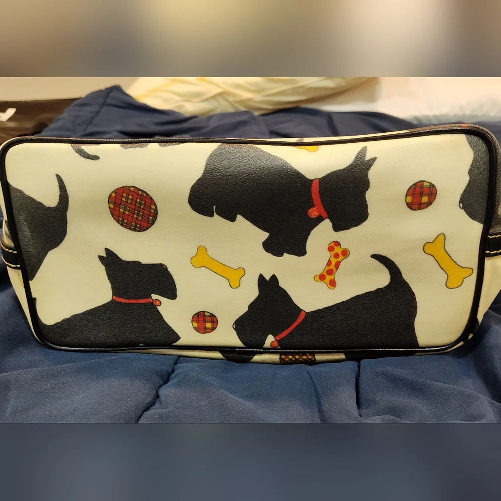 Dooney & Bourke Scottish Terriers/Scottie Dogs Tote Bag shoulder bag purse - Picture 4 of 7